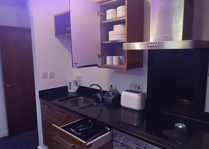 Modern 1 Bed Centre 公寓 布雷得佛